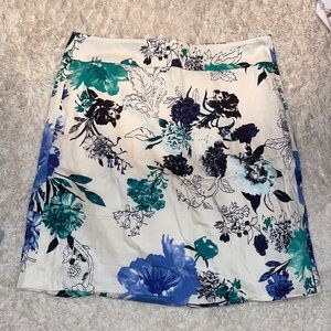 LOFT Printed Skirt